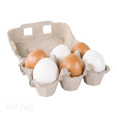 jajka plastik w wytłaczance 6cm mix6szt RY39492000