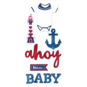 Naklejki brok 3D Ahoy baby (6) DPNB-086