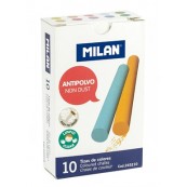 Kreda kolorowa MILAN okrągła niepyląca pudełko 10 szt.