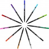 Cienkopisy BIC Intensity Fine mix AST+FUN Etui 10szt